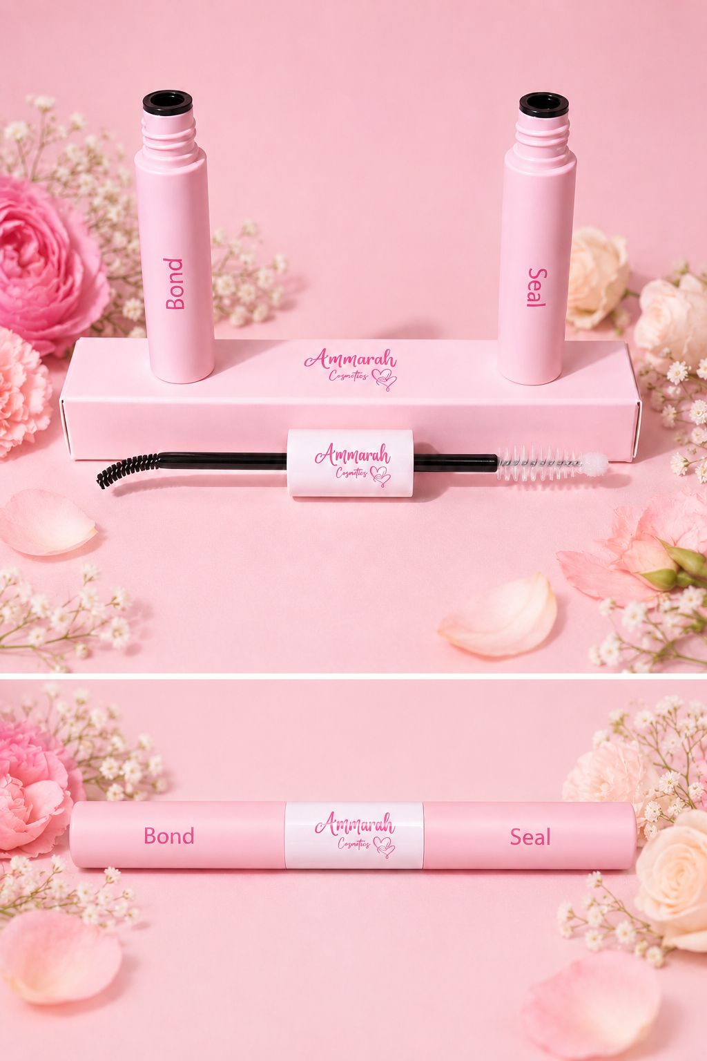 Cluster lash bond and seal