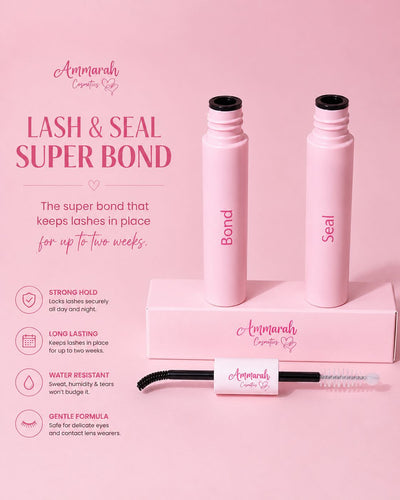 Cluster lash bond and seal