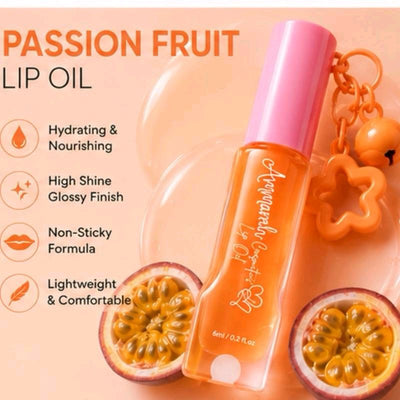 Fruity lipoils with cute star key chain
