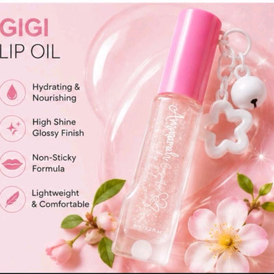 Fruity lipoils with cute star key chain